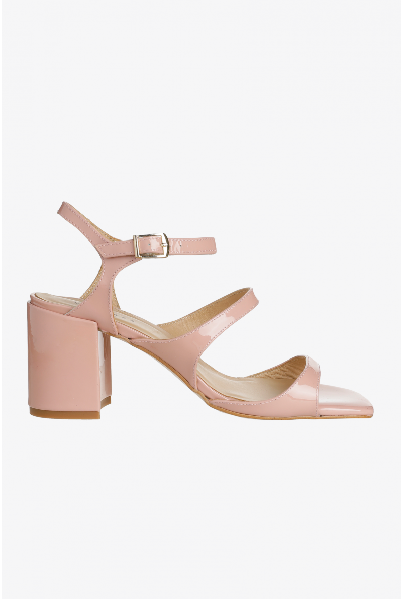 Sandalen met blokhak