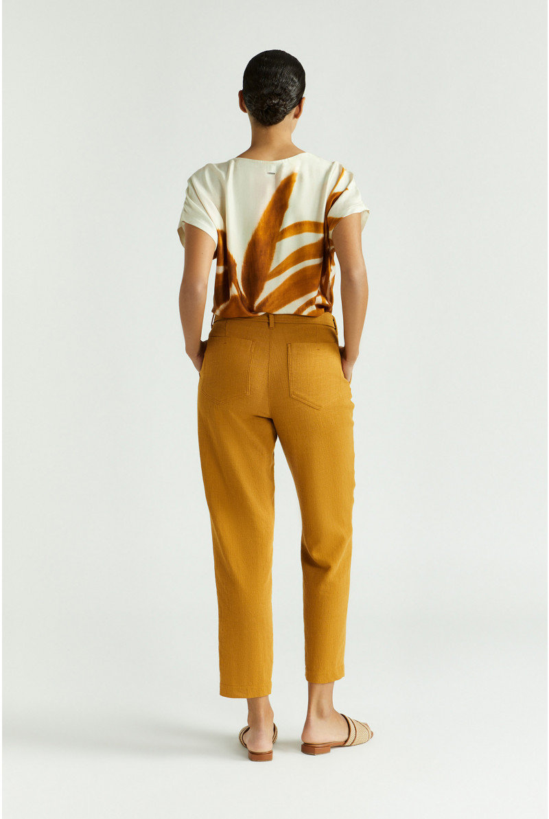 Gemusterte Bluse