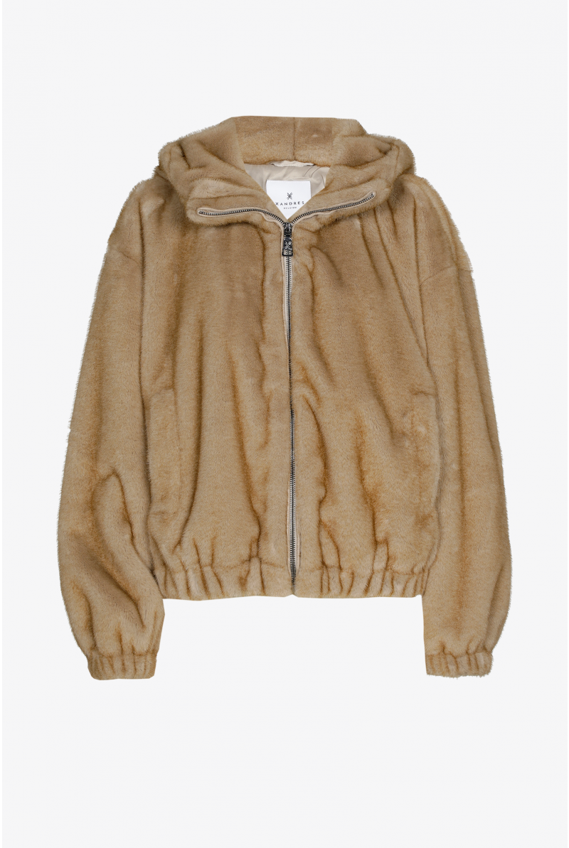 Bomber jasje met kap