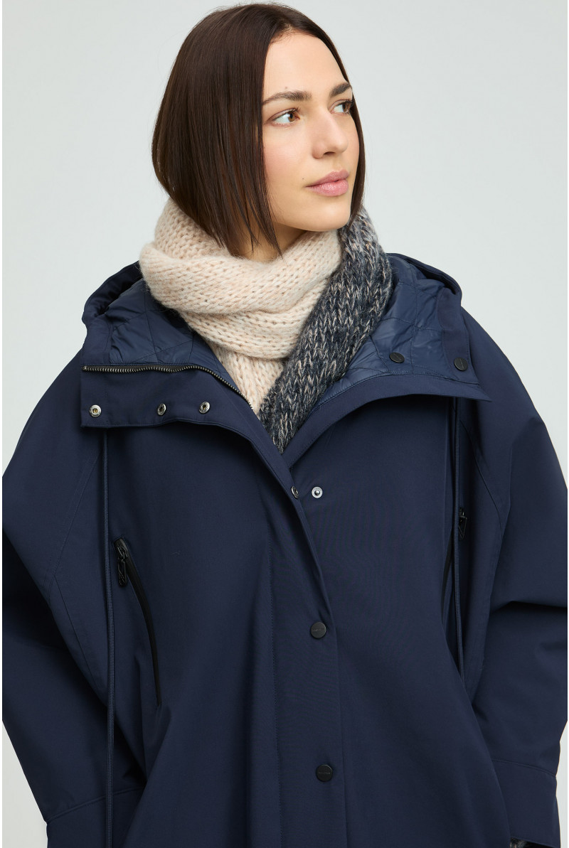 Geräumiger Parka mit Kapuze