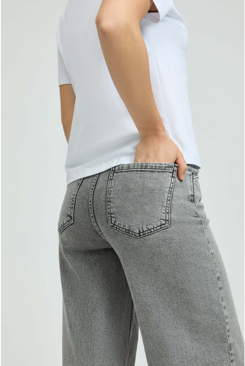 Jean à jambes larges