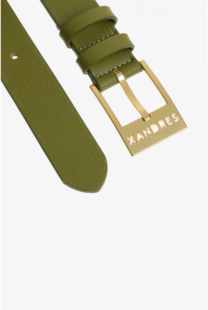 Elegante lederen riem