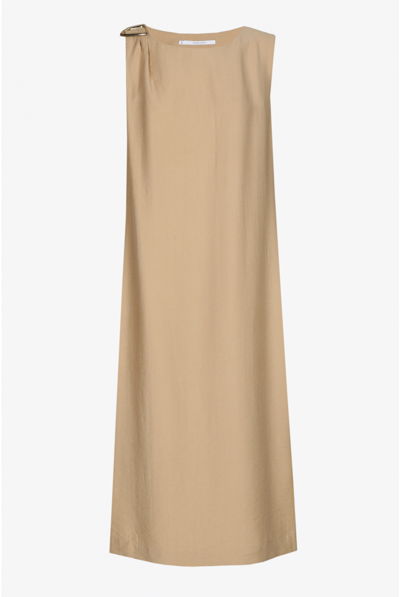 Flowing dress with metal detail
