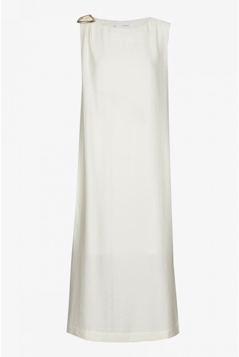 Flowing dress with metal detail