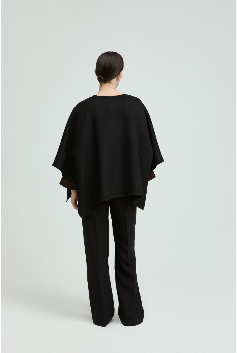 Cape in double-face stof
