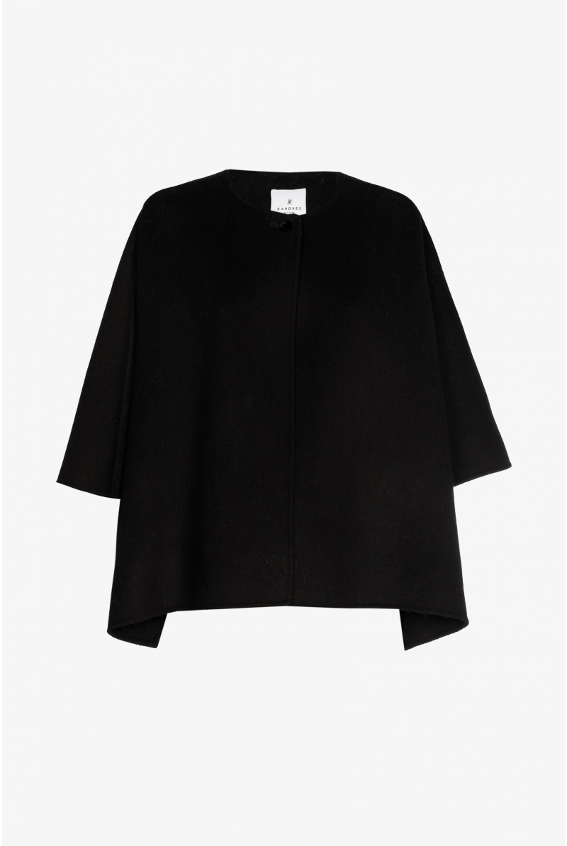 Cape in double-face stof