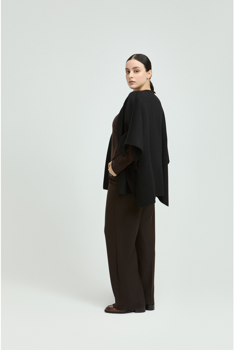 Cape in double-face stof