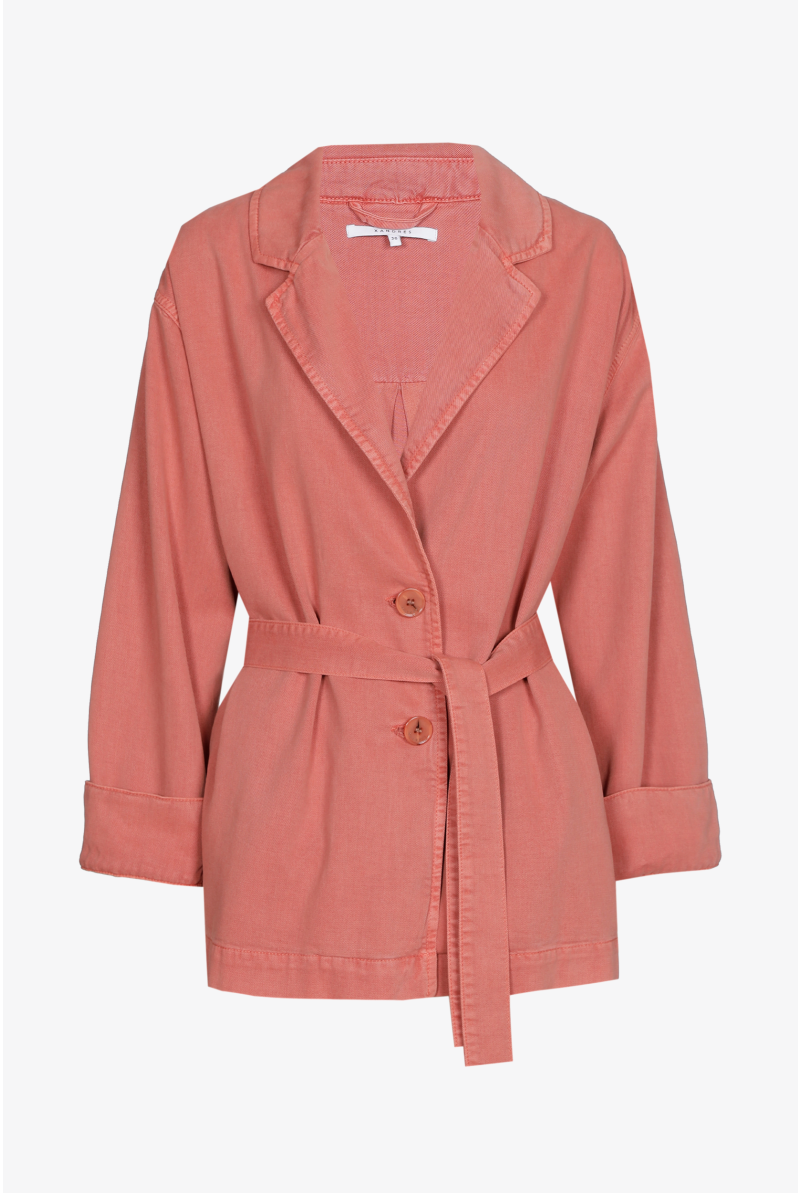 Casual ongevoerde blazer