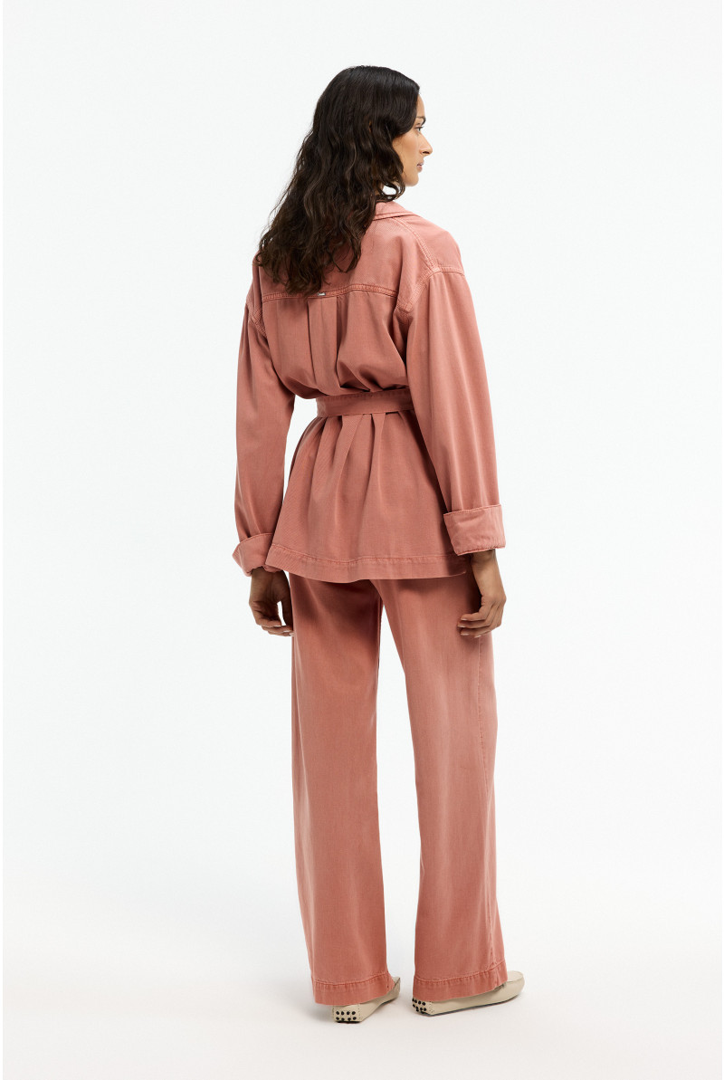 Casual ongevoerde blazer