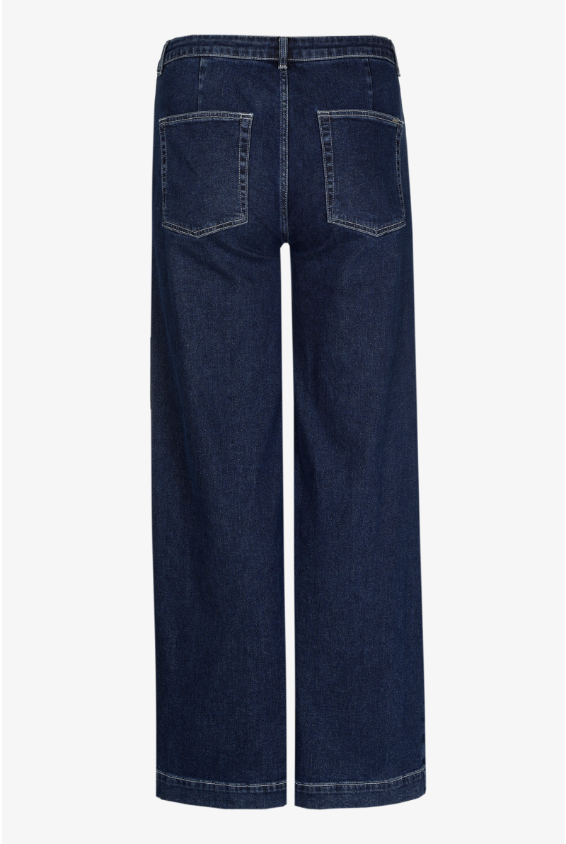 Soepele jeansbroek