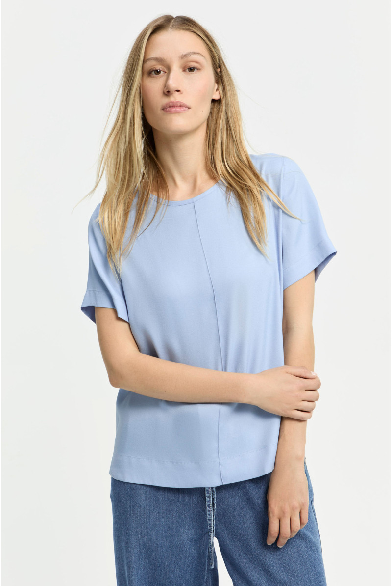 Blouse met korte mouwen 