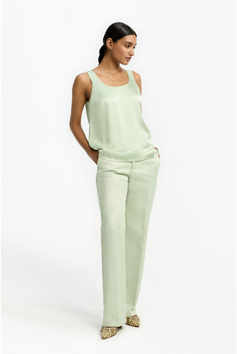 Silk top in luxury quality