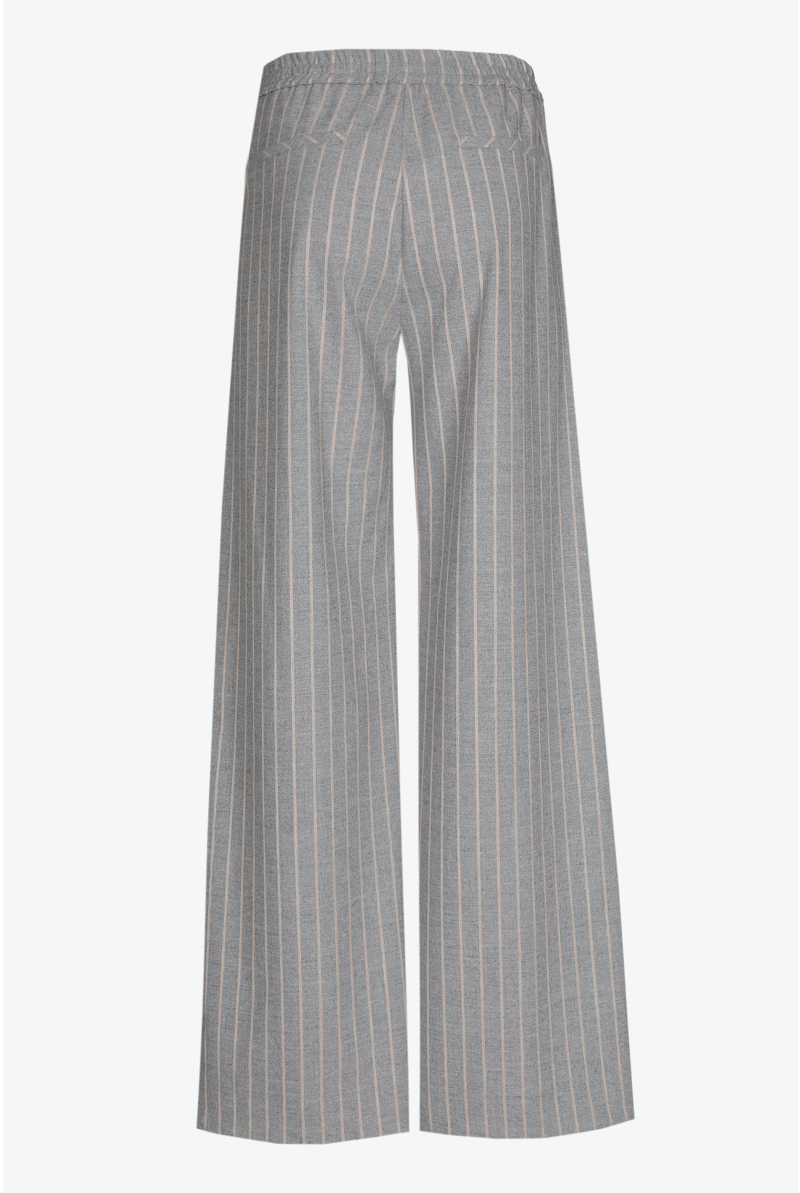 Gestreepte broek met wijde pijpen