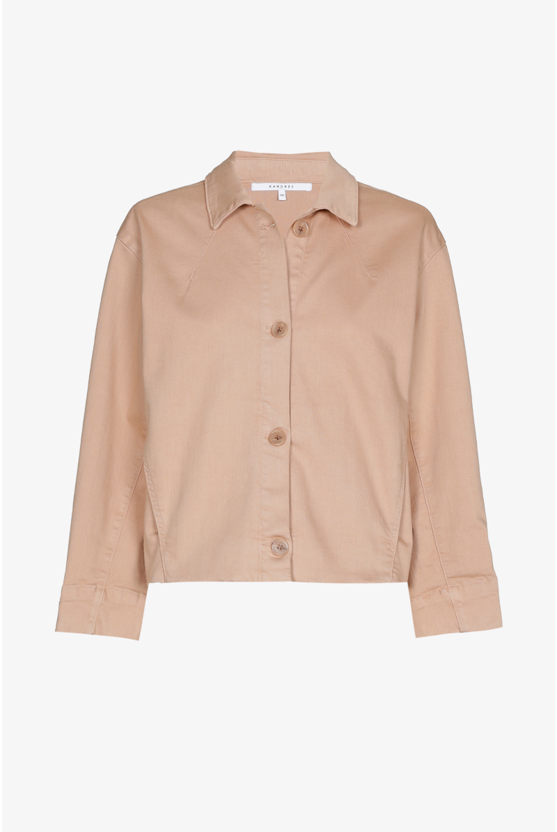 Contemporary jacket with buttons