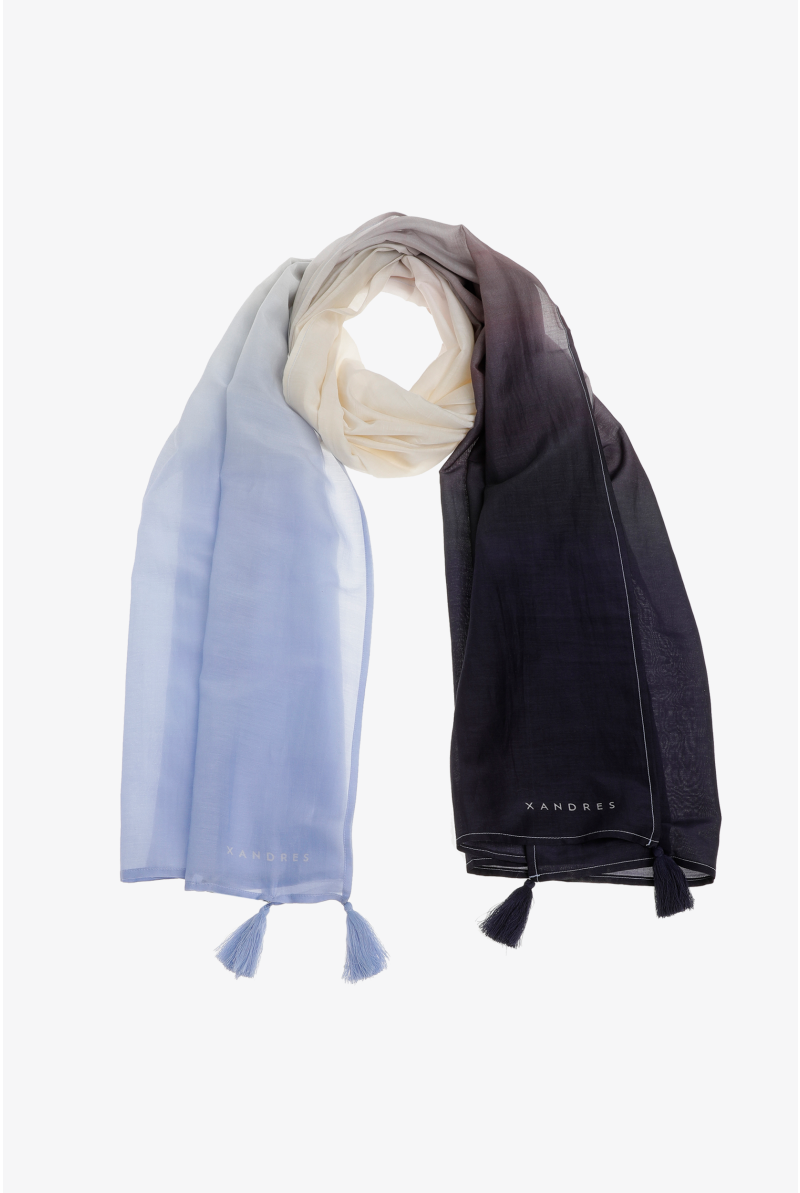 Sjaal met kleurverloop