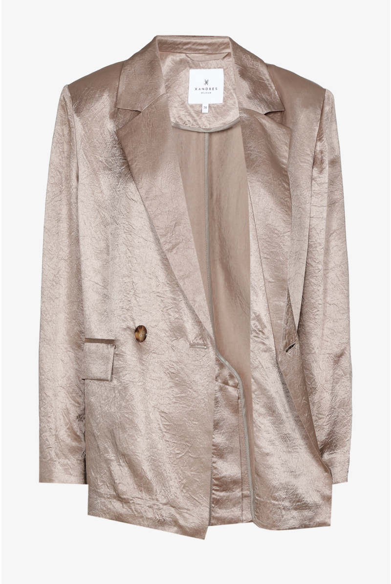 Blazer met verfijnde plooien