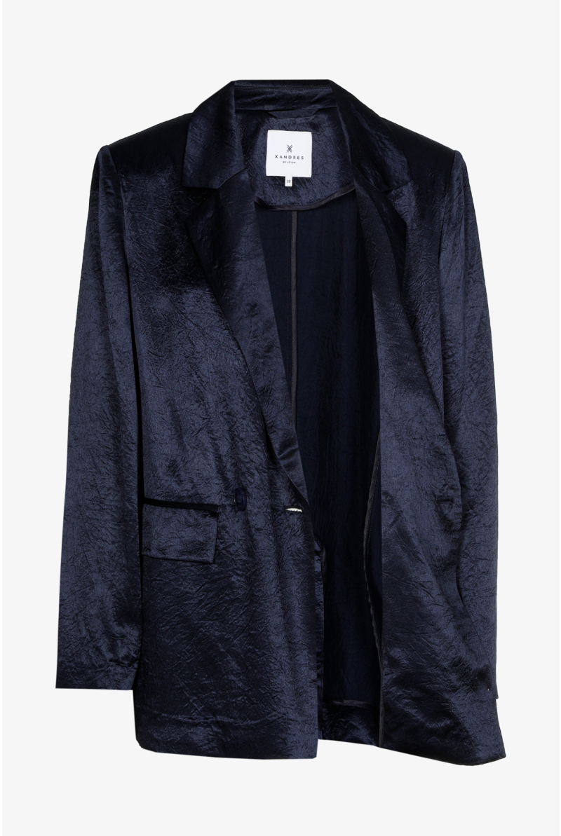 Blazer met verfijnde plooien