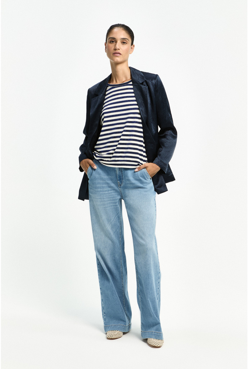 Blazer met verfijnde plooien