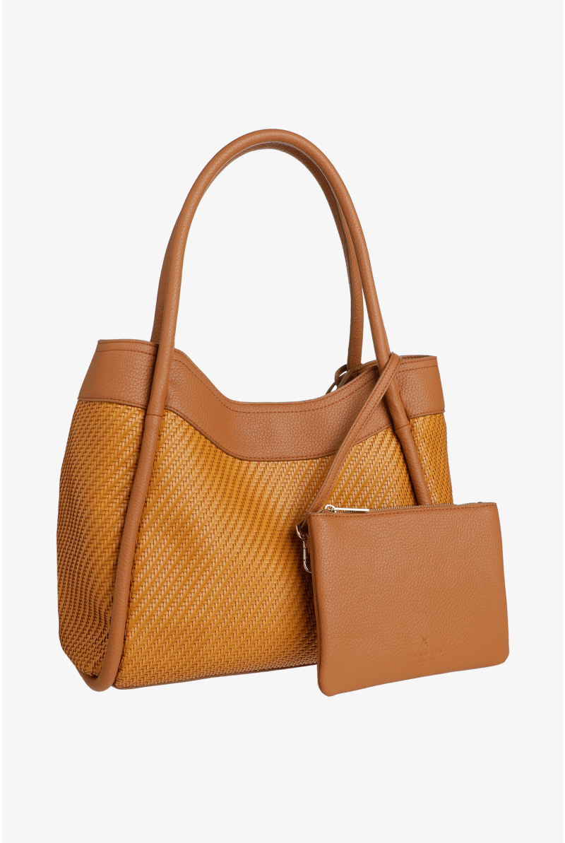 Geflochtener stilvoller Shopper