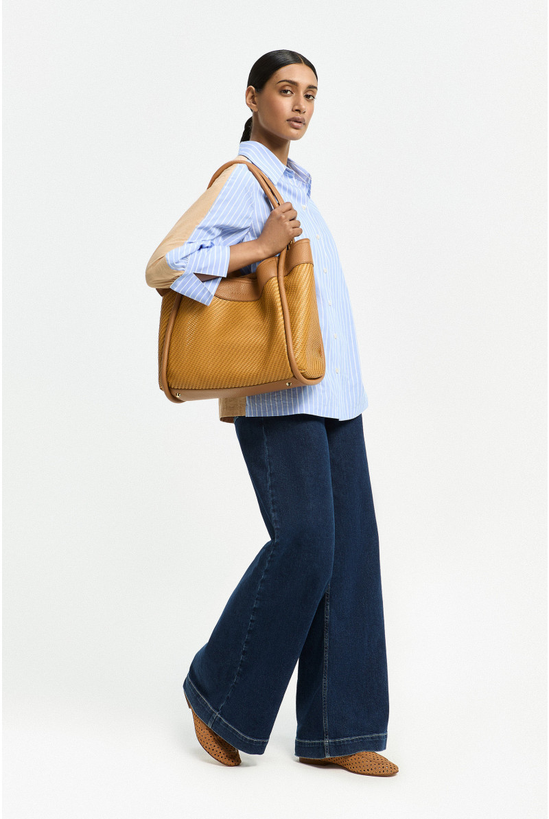 Geflochtener stilvoller Shopper