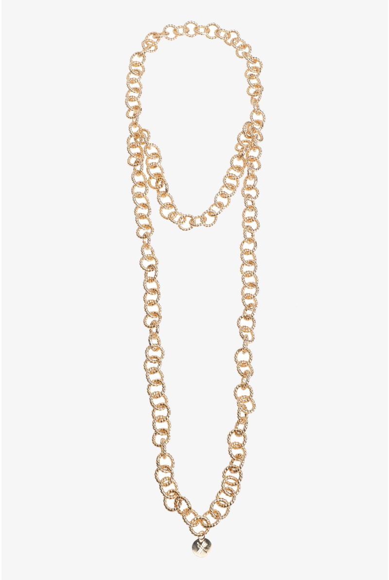 Lange schakelketting in 3 lagen