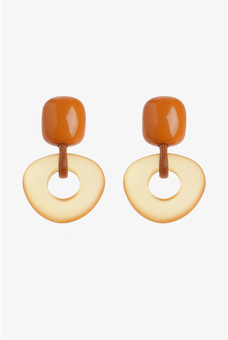 Oorbellen met ronde hanger