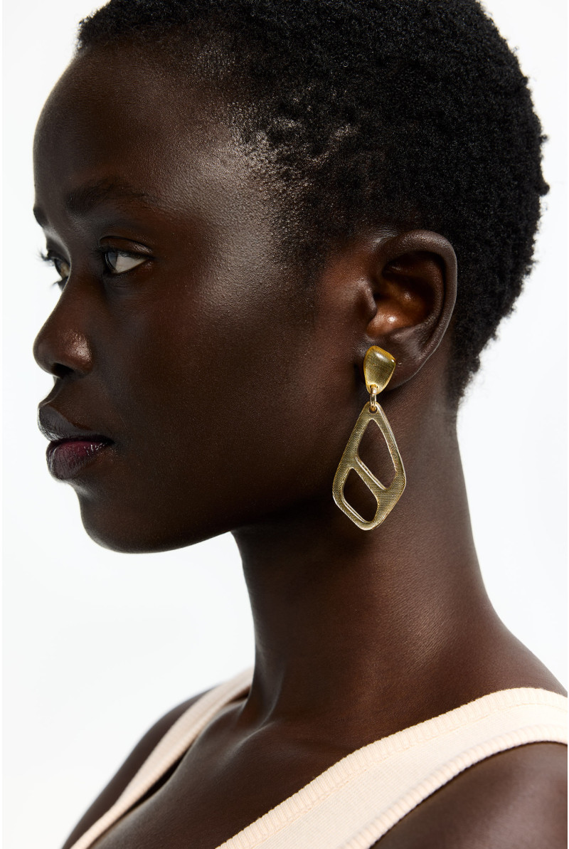 Boucles d’oreilles avec pendentif original