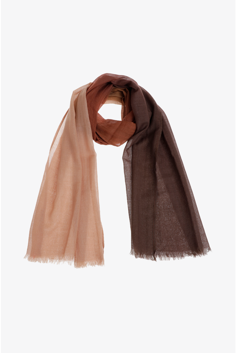 Foulard fantaisie en laine fine