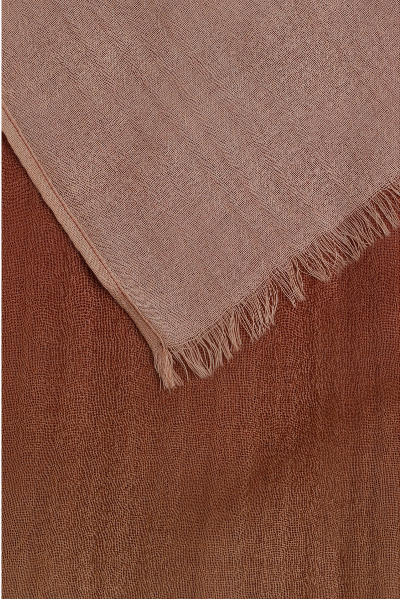 Foulard fantaisie en laine fine