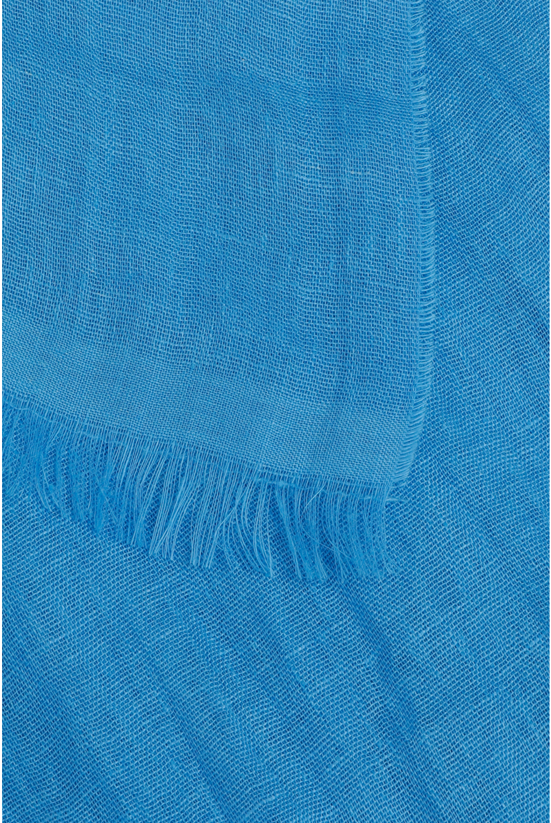 Leinen-Schal mit Fransen