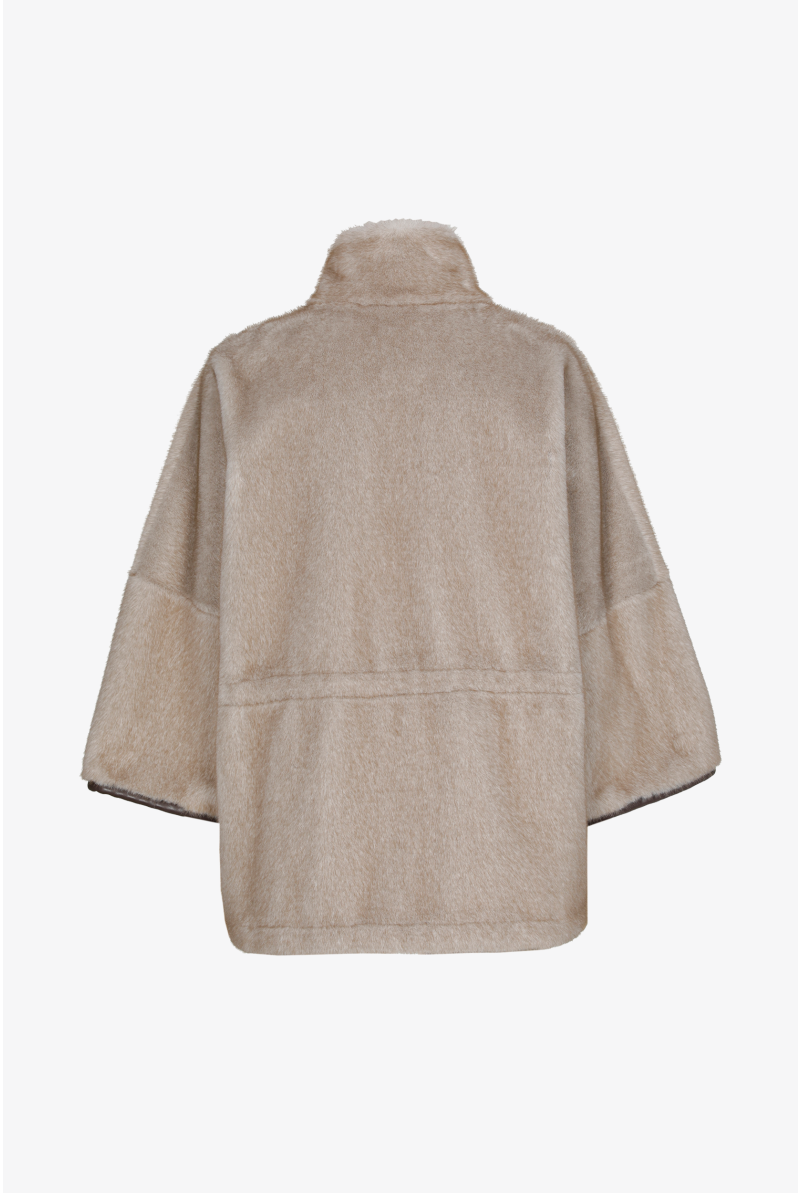 Kunstpelzjacke