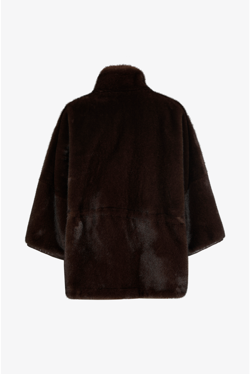 Kunstpelzjacke