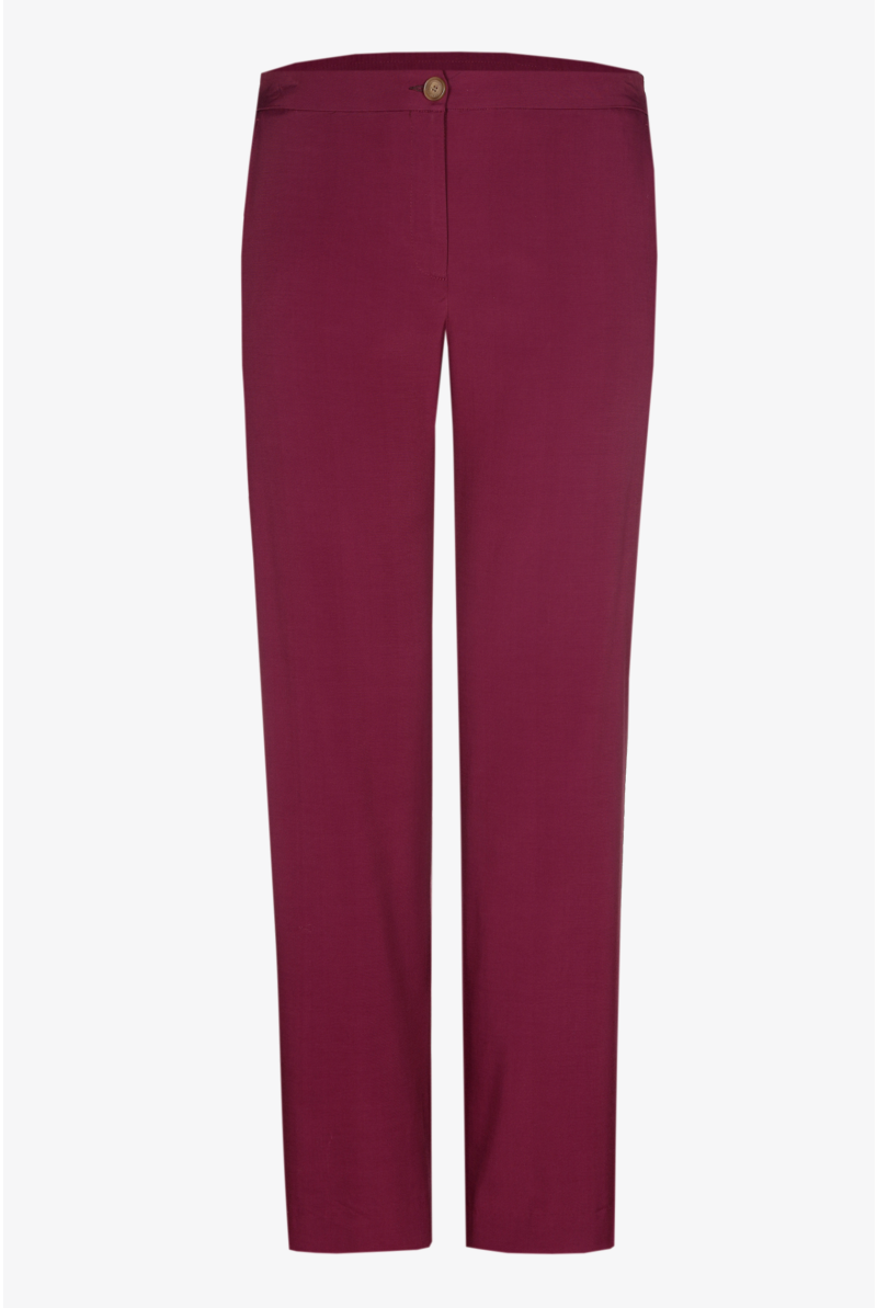 Broek in jerseystof