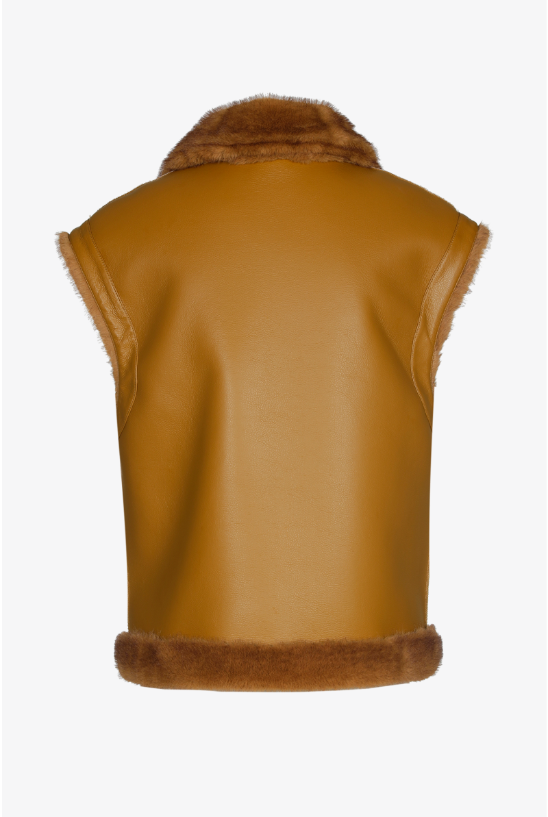 Wendejacke mit Kunstfell