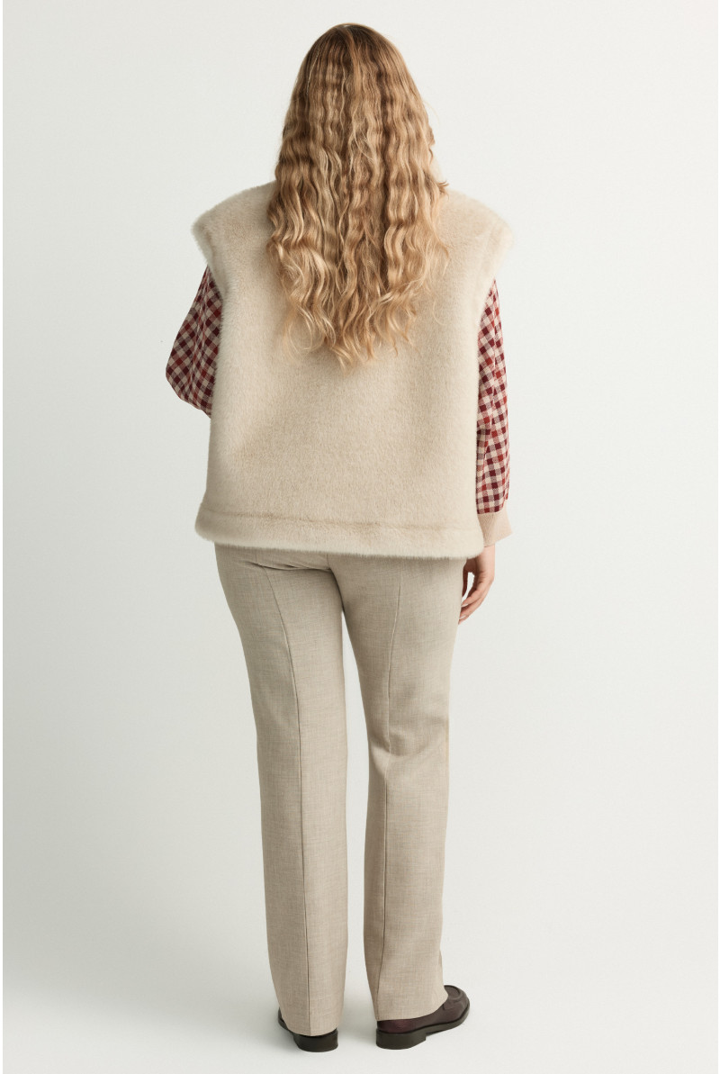 Omkeerbaar jasje met faux fur