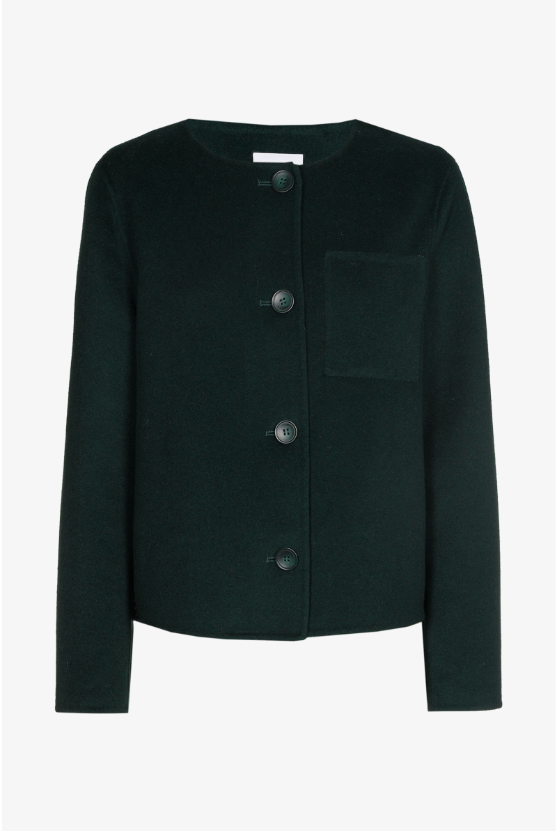 Double face wool jacket