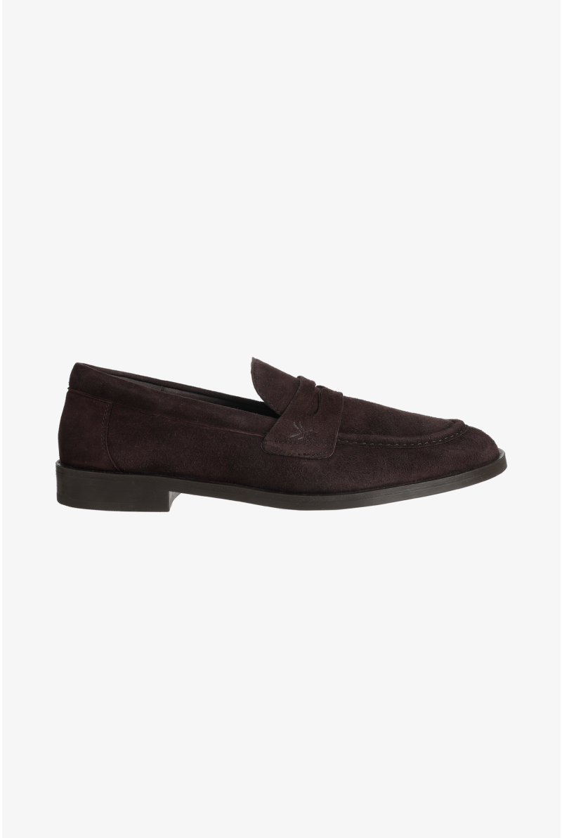 Suede loafers