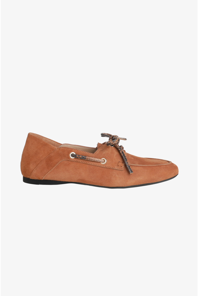 Lederen bootschoen