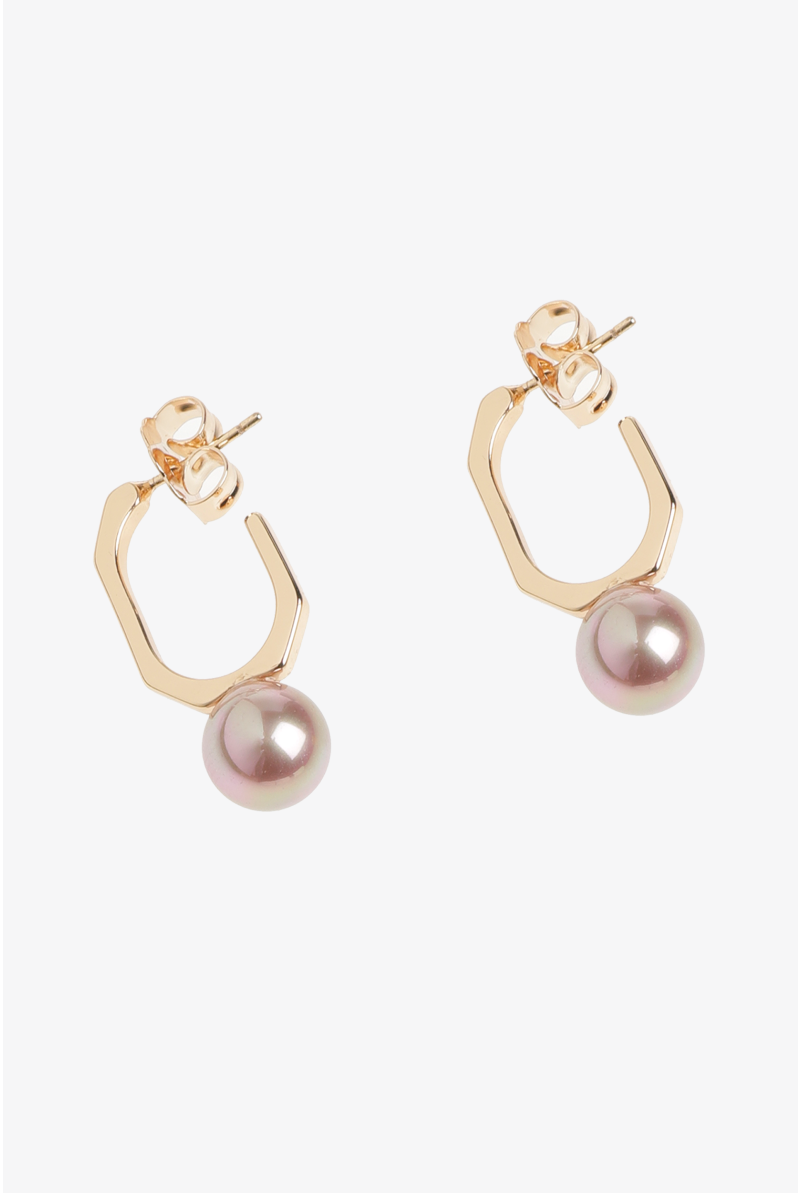 Boucles d'oreilles avec perles