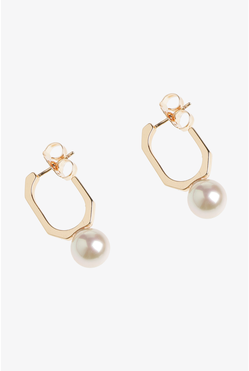 Boucles d'oreilles avec perles