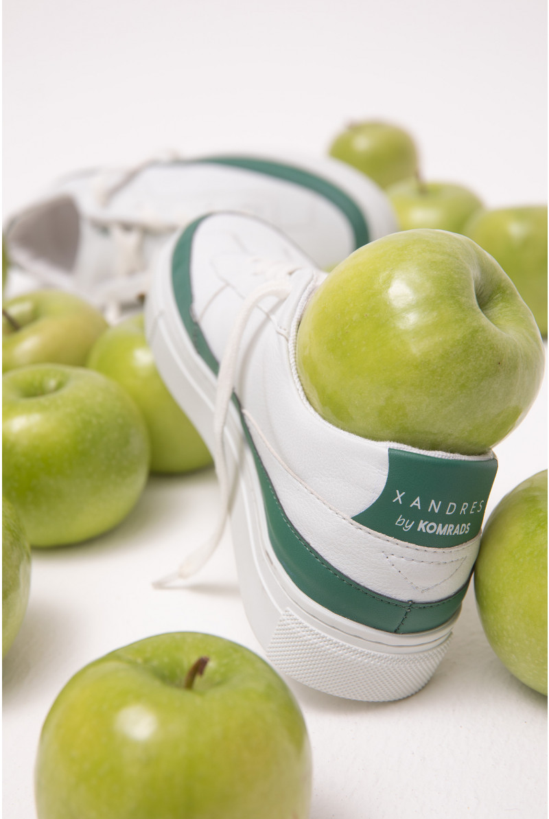 Duurzame sneakers in appelleer - Xandres