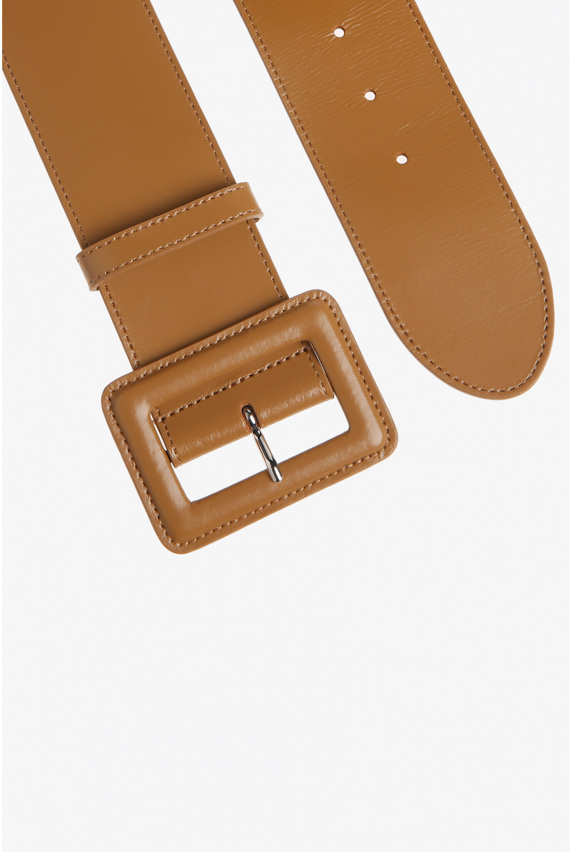 Large ceinture en cuir