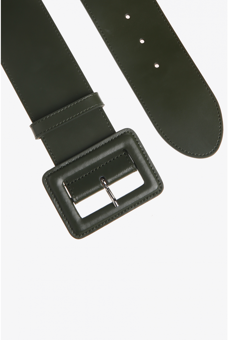 Large ceinture en cuir