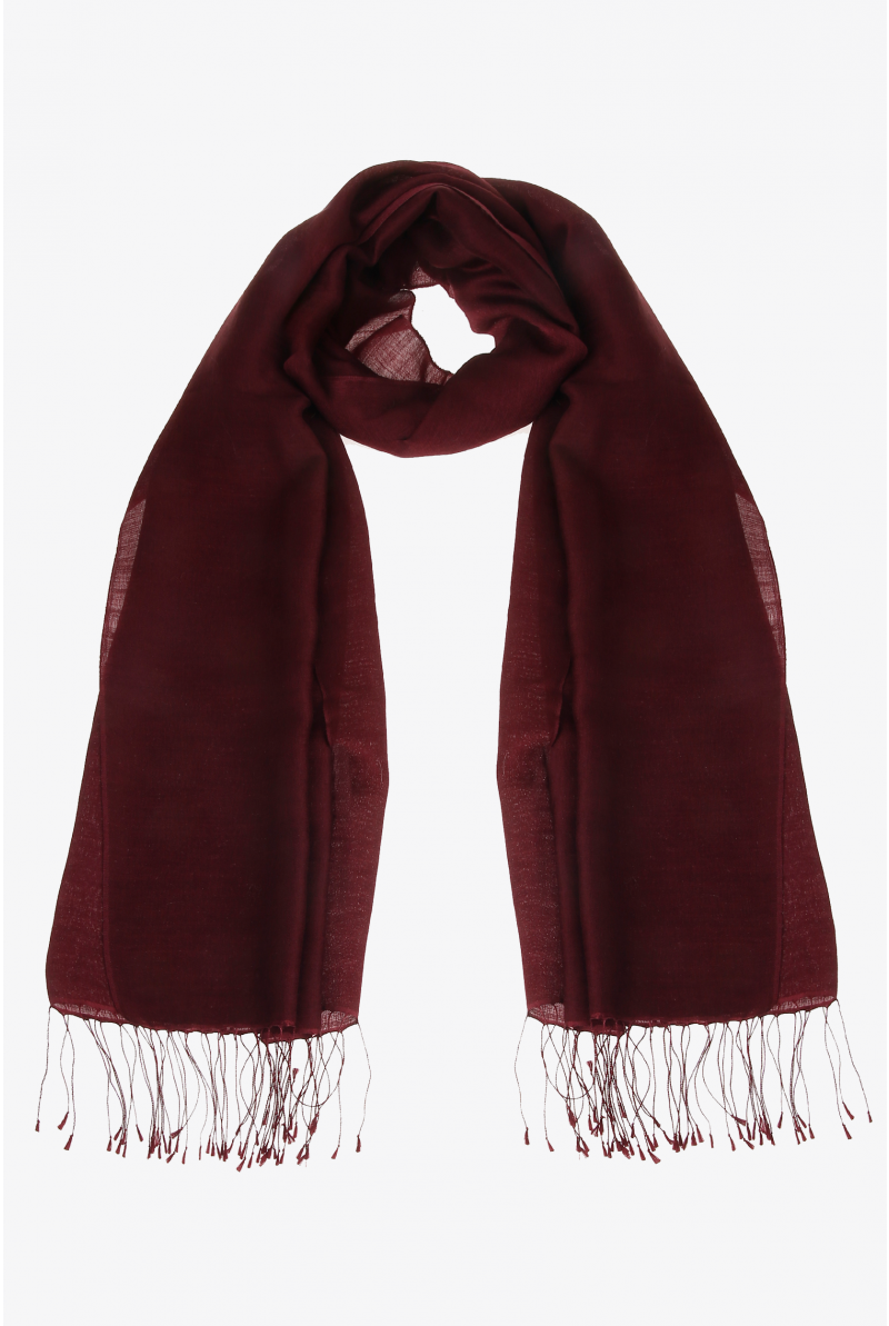 Weicher Pashmina-Schal in zeitloser Farbe