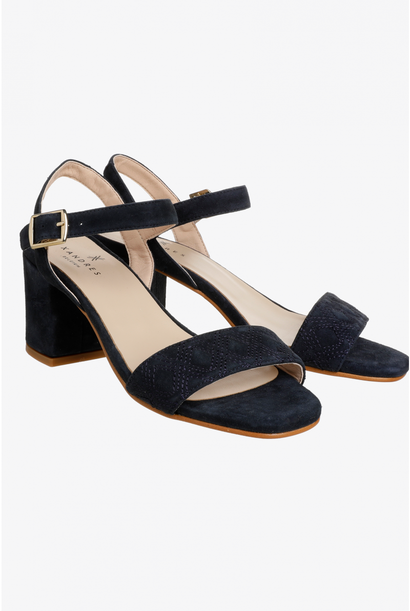 Sandale a hot sale talon bloc