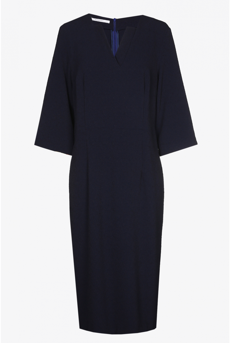 Robe à col en V