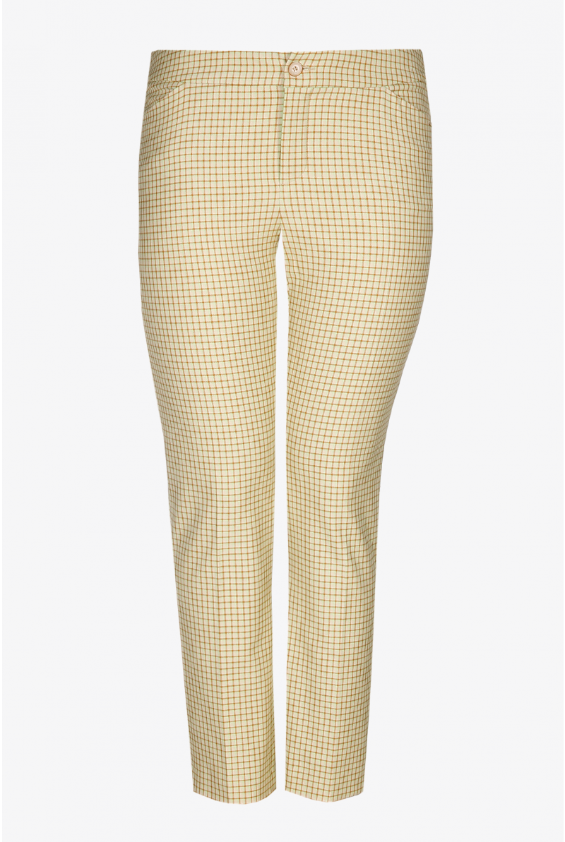 Trousers with elastic