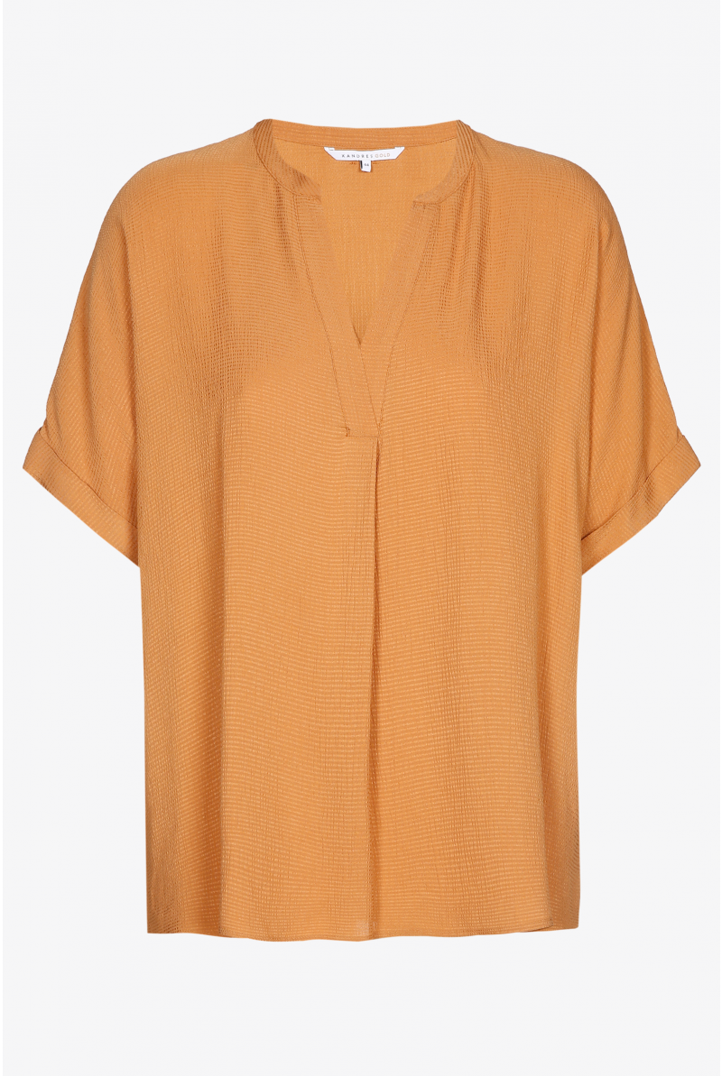Kimonobluse mit V-Ausschnitt