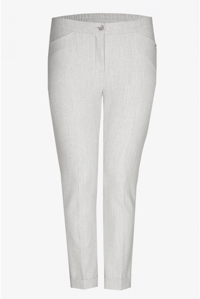 Trousers with elastic