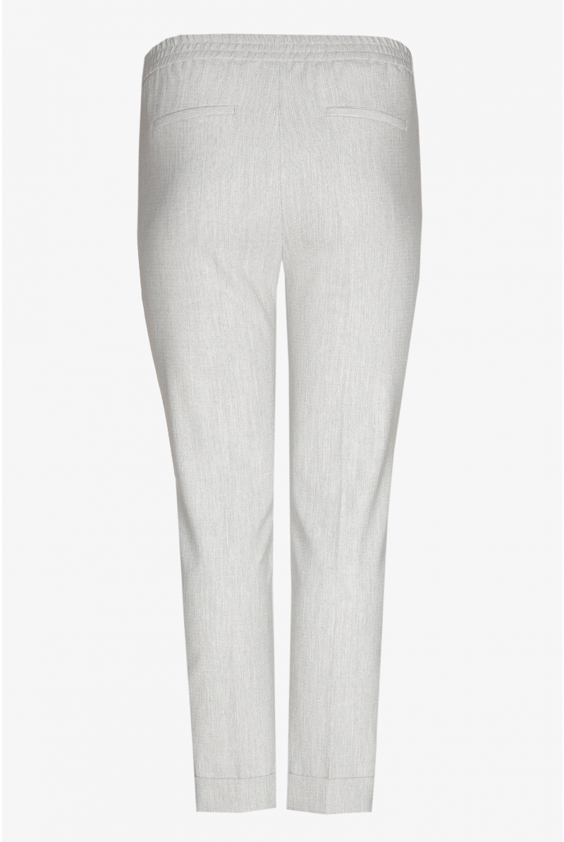 Trousers with elastic